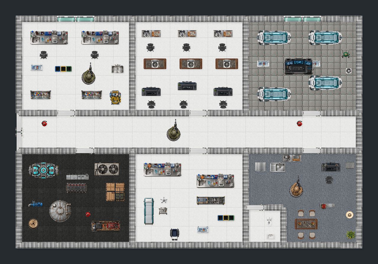 Atlas Research Laboratory — 20 by 14 square map