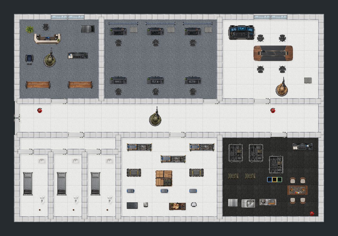Civic Police Precinct — 20 by 14 square map