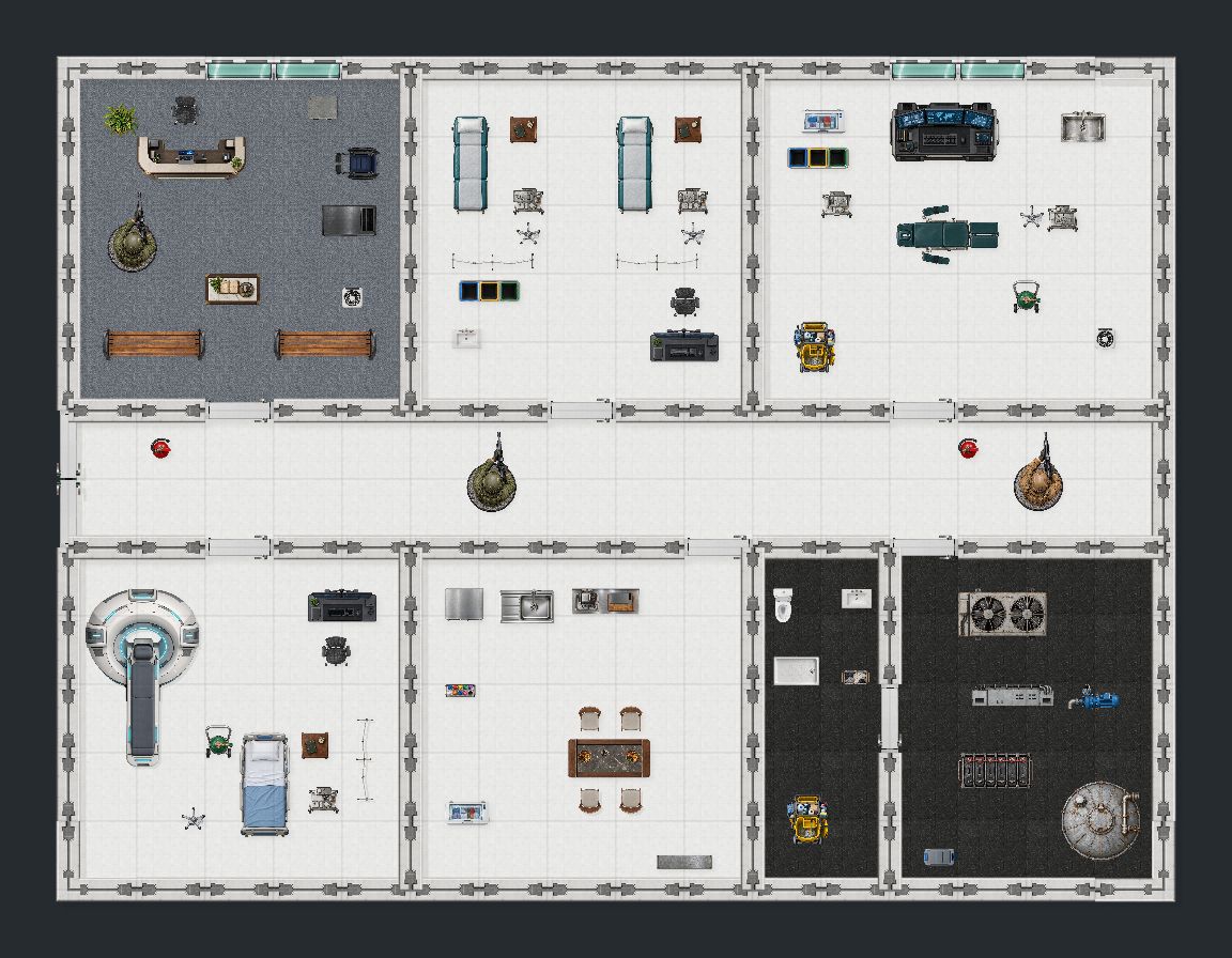 Meridian Medical Clinic — 18 by 14 square map